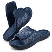 RockDove Men's Adjustable Wrap Memory Foam Slide Slipper