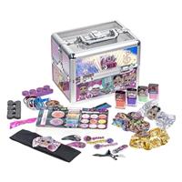 Train Case Makeup Set for Kids | Makeup Kit Includes Lip Gloss, Nail Polish, Accessories & more | Gifts for Ages 3+ by Townley Girl