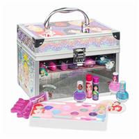 Train Case Makeup Set for Kids | Makeup Kit Includes Lip Gloss, Nail Polish, Accessories & more | Gifts for Ages 3+ by Townley Girl