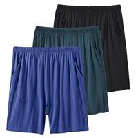 MoFiz Men's Pyjama Shorts Bottoms Ultra Soft Modal Lounge Wear Shorts with Pockets