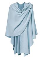 PULI Womens Cross Front Shawl Wraps Elegant ponchos Finely Draped Knitted Cape Cardigan For Evening dress Wedding Shawls