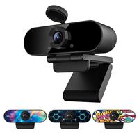 Smilodon 1080P HD Webcam, Pro, with 110 Wide Angle, Privacy Cover, Microphone, Tripod, for Conferencing, Live Streaming, Recording, Compatible with Skype/Zoom/YouTube/Teams
