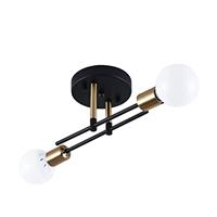 Kaj Hejmo Modern Ceiling Light Fitting- Rustic Semi Flush Mo