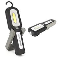 MXLEGNT Rechargeable Led Work Light: 20W Bright Magnetic Cob Inspection Lamp & Led Torch with Hook - 800 Lumens - Perfect for Car Machanic, Workshop