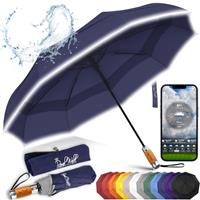 Royal Walk Windproof Folding Travel Umbrella Compact and Str