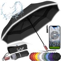 Royal Walk Windproof Folding Travel Umbrella Compact and Str