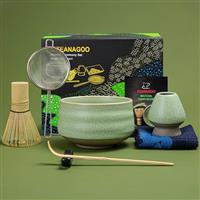 TEANAGOO Matcha Tea Set,Matcha Bamboo Whisk, Scoop Tea Making Kit TG-N-D
