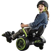 Huffy Green Machine 16-inch Drift Trike, Sleek Ergonomic Design, Adjustable Seat, Drift Kart Trike for Kids Age 5-8 + Coaster Brake