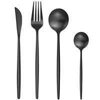 Cutlery Set, Stainless Steel Knife and Fork Sets, Silverware Set Ideal for Home/Party/Restaurant, Mirror-Polished & Dishwasher-Safe