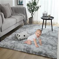Gsogcax Rugs Living Room, Fluffy Area Rug for Bedroom, Washable Anti Slip Extra Large Shaggy Soft Rug Fluffy Modern Floor Carpets Mat Beside Rugs for Kids Living Room