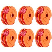 Odashen 6Pack Strimmer Spool Line WX100 Replacement for McGregor MET6032 MET4530 MET3525 Worx WG119E