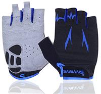 Cycling Gloves Half Finger Mountain Road Bike Cycle Gloves Anti Slip Shock Absorbing Padded Breathable MTB Bicycle Biking Gloves Sports Men Women