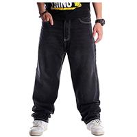 LUOBANIU Men's Baggy Jeans Hip Hop Jeans Loose fit 90s Vinta