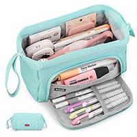 Mamowla Large Pencil Cases for Girls Super Big Pencil Case for Women Zipper Smoothy Pen Case Pouch Holder Stationery Organizer Duarable School Pencil Cases