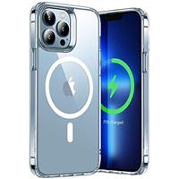 ESR for iPhone 13 Pro Max Case, MagSafe Phone Case Compatible with iPhone 13 Pro Max, Magnetic Wireless Charging, Reinforced Drop Protection, Scratch-Resistant Back, Classic Series, Clear Blue