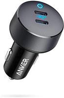 Anker USB Car Charger, 40W 2-Port PowerIQ 3.0 Type C Adapter, PowerDrive III Duo with Power Delivery for iPhone12/12 Pro 11/11 Pro/11 Pro Max/XR/Xs/Max/X, Galaxy S10/S9, Pixel, iPad Pro and More