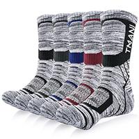 Benirap Mens Thermal Socks Warm Thick Socks Breathable Cushion Crew Work Socks Winter Athletic Socks Performance Sports Hiking Walking Running Socks