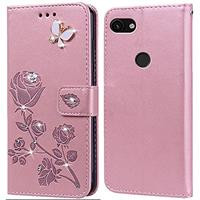 Phone Case for Huawei P Smart with Kickstand,Card Slots,Sili