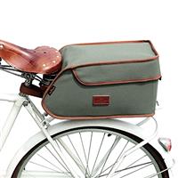 TOURBON Nylon Double Pannier Shoulder Bags Bicycle Rear Rack