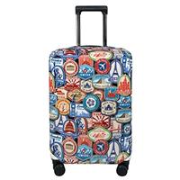 Explore Land Travel Luggage Cover Suitcase Protector Fits 18-32 Inch Luggage (Gyrotropic, L)