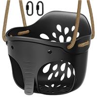 SELEWARE Heavy-Duty High Back Full Bucket Toddler Swing Seat