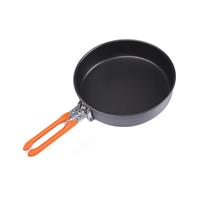 Fire-Maple Nonstick Camping Frying Pan | Durable Lightweight Camp Cookware for Cooking Egg Steak | Omelette Pan Griddle Tableware with Folding Handle | Portable Backpacking Skillet 0.9 Litre