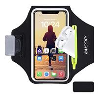 Running Cell Phone Armband Phone Holder Water Resistant Sports Armband with TWS headphones Pocket/Key Holder Sport Arm Bands