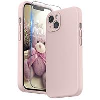 SURPHY Compatible with iPhone 13 Case with Screen Protector, Liquid Silicone Protection for Each Lens Shockproof Thickened Rubber Cover for iPhone 13 6.1 inch 2021