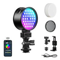 GVM RGB LED Video Light, APP Control Wireless Camera Light B