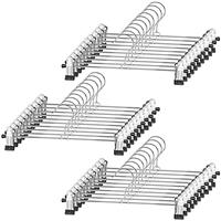 Trouser Skirt Hangers with Clip- Clothes Hangers for Skirts Trousers Pants(20 Pack)