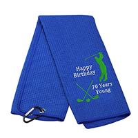 Happy Birthday Novelty Golf Towel Golf Gifts for Men Women F