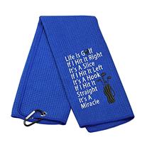 PXTIDY Funny Fishing Towel Fisherman Gift Fish Charm Gift Ne