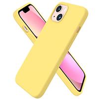 ORNARTO Compatible with iPhone 13 Case 6.1, Slim Liquid Silicone 3 Layers Full Covered Soft Gel Rubber Case Cover 6.1 inch