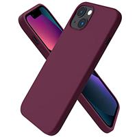 ORNARTO Compatible with iPhone 13 Case 6.1, Slim Liquid Silicone 3 Layers Full Covered Soft Gel Rubber Case Cover 6.1 inch