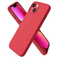 ORNARTO Compatible with iPhone 13 Case 6.1, Slim Liquid Silicone 3 Layers Full Covered Soft Gel Rubber Case Cover 6.1 inch