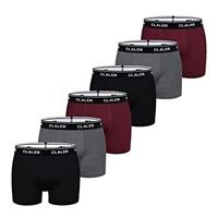 CLALER Boxer Shorts Mens 6 Pack Cotton Trunks Stretchy Soft Fitted Boxer Briefs Comfortable and Breathable Men's Underwear Suitable for Daily Sports Outdoor