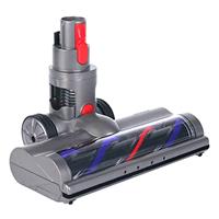 KENVOR Head Replacement Compatible with Dyson V7 / V8 / V10 / V11/V15, Turbine Floor Brush Head with 5 LEDs Lights for Low Pile Carpets and Hard Floors,Gray