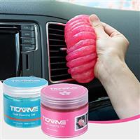 TICARVE 2 Pack Cleaning Gel for Car Cleaning Putty Reusable Auto Detailing Putty Slime Cleaner Keyboard Cleaner Universal Dust Cleaner for Laptops, Printers, Cameras