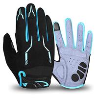 WESTWOOD FOX WFX Cycling Gloves Full Finger Mountain Bike Gloves Touchscreen MTB Gloves Padded Anti-Slip MTB Road Biking Sports Gloves for men and women