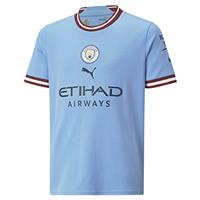 Manchester City Boys' Season 2022/23 Official Home T Shirt,
