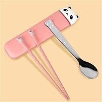 Portable Chopsticks Flatware Set, Silicone Lightweight Chops