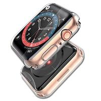 [2-Pack] Piuellia Transparent Case Compatible for Apple Watch Series 3 Series 2 38mm Screen Protector, TPU Scratches Resistant HD Clear Overall Protective Cover for iWatch