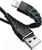 [MFi Certified] iPhone Charger Cable 3m, 2 Pack-Lightning Cable 10ft Extra Long 10 Feet Nylon USB Charging&Syncing Cord for Apple iPhone 11/11Pro/11Max/X/XS/XR/XS Max/8/7/6/5S