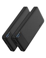AsperX 2-Pack Power Bank Portable Charger Fast Charging 10000mAh, PowerBank USB C Input and Output, Battery Pack Compatible with iPhone, Samsung, Huawei, iPad, Tablets and More