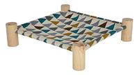 Kerbl 81811 Hammock for Rodents, Small Animal Bed, Hanging Bed Canvas Fabric 38 x 38 x 10 cm