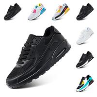 Mens Running Shoes Womens Trainers Casual Sneakers Tennis Ladies Trainers Lightweight Non Slip Mesh Black 3.5-12 UK