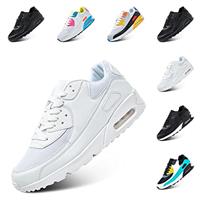 Mens Running Shoes Womens Trainers Casual Sneakers Tennis Ladies Trainers Lightweight Non Slip Mesh Black 3.5-12 UK