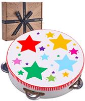Jaques of London Wooden Tambourine | Musical Instruments | Wooden Musical Instruments | Wooden Toys | Since 1795
