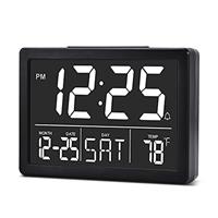 SZELAM Alarm Clock, Digital Clock,5.5 "Larger Display LED Electric Digital Clock,6 Brightness L