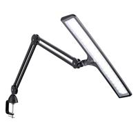 Daylight Anita Floor Lamp - The Ultimate Sewing and Quilting Light with Magnifying Lens, Phone Clamp, Storage Tray and Adjustable Brightness, Metallic Gold